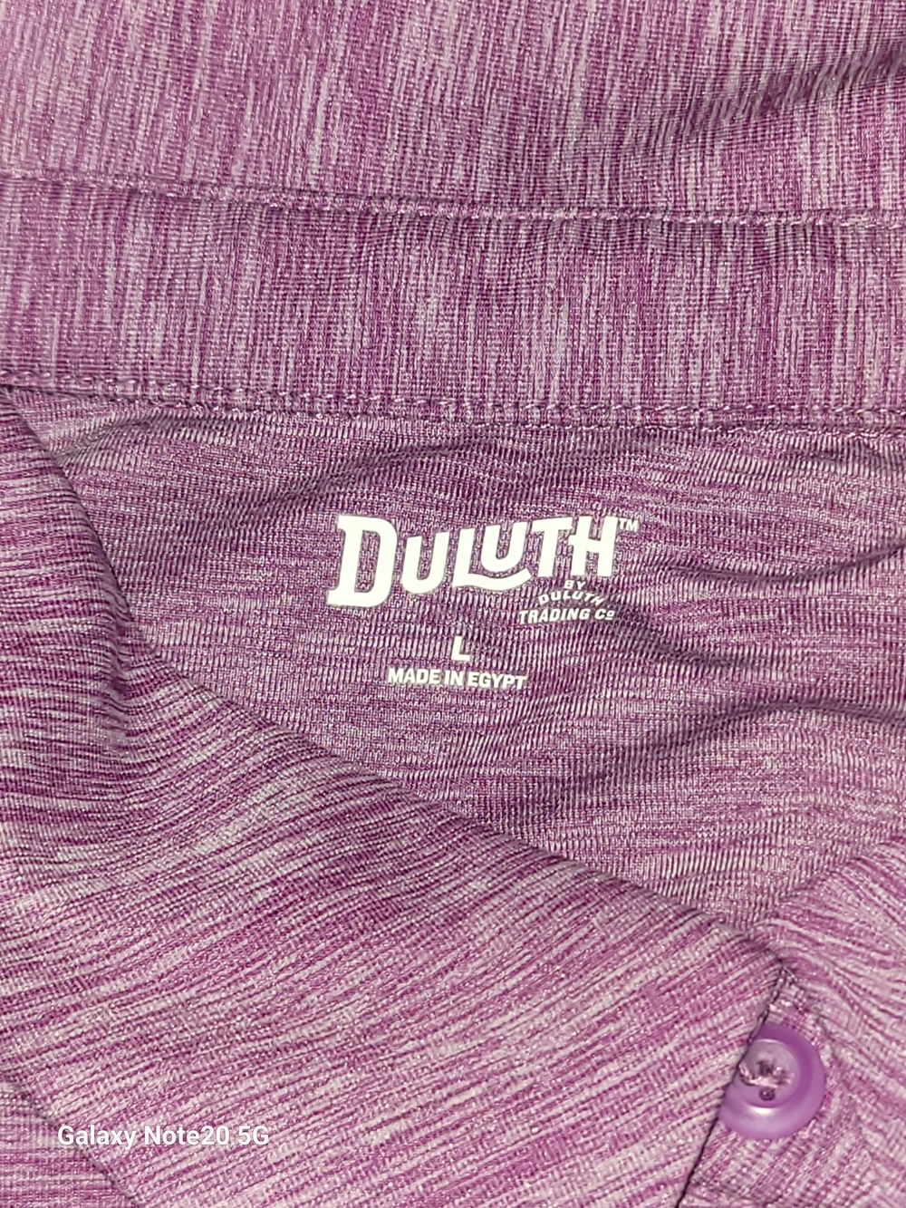 Duluth Trading Co. Polo Shirts Bundle Gray Purple Size L 2-Pack - Picture 7 of 11